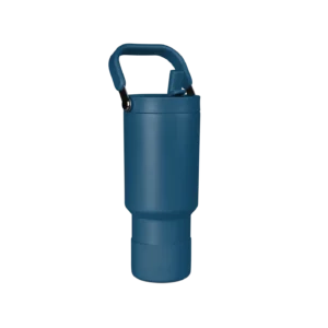 30oz Versatile Insulated Tumbler with Dual Lids & Silicone Base